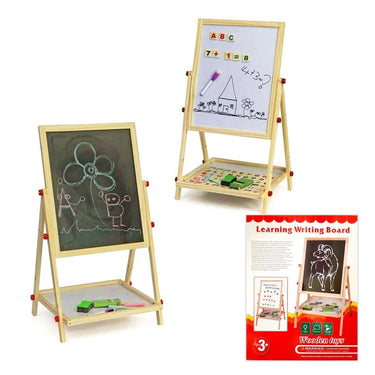 Wooden Double-Sided Learning Writing Board